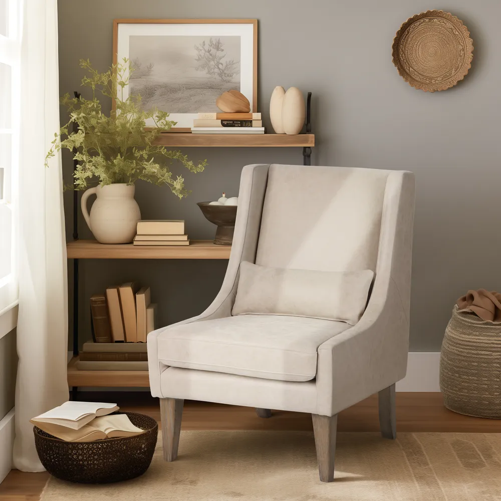 JASPER TAN CHAIR 38 (IN)