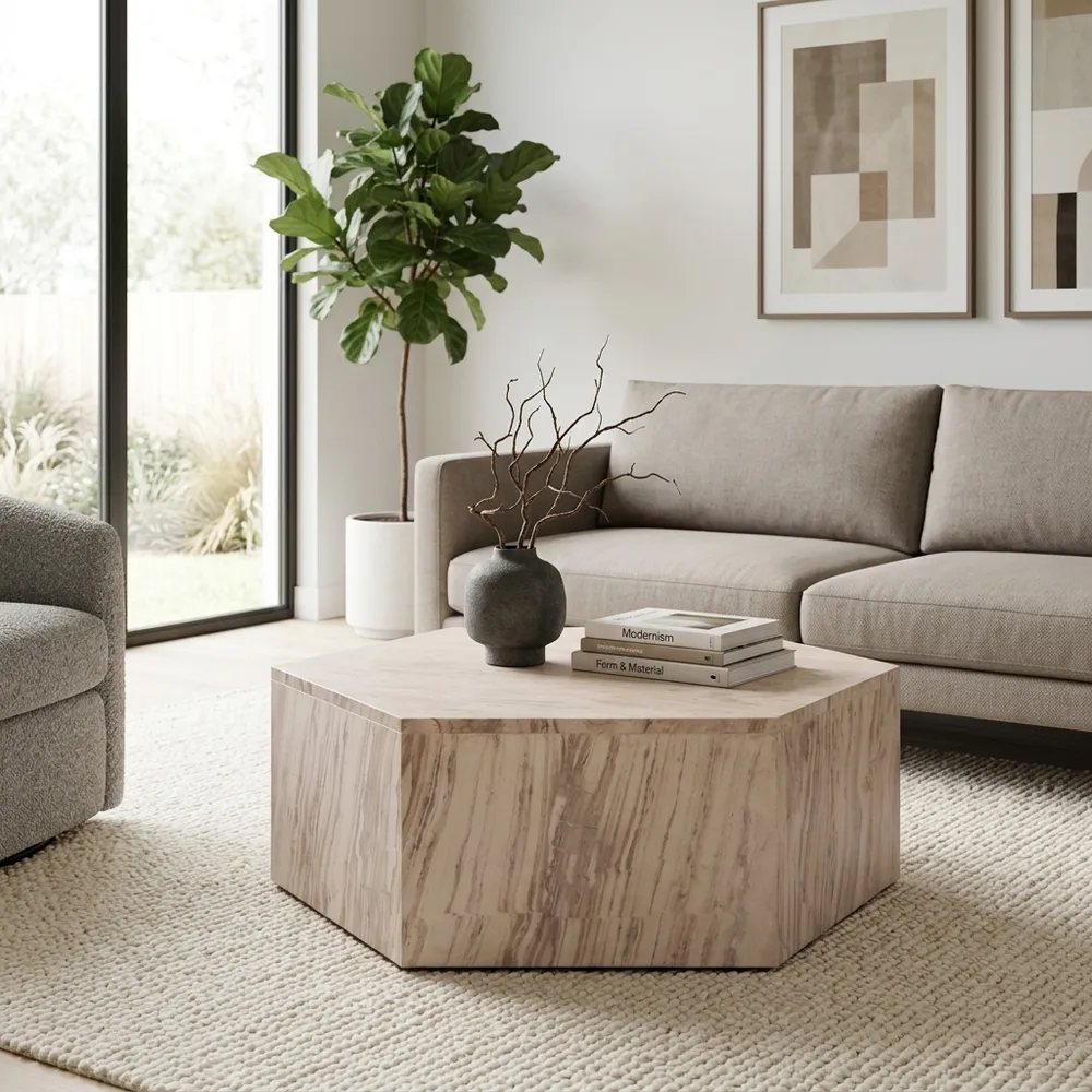 SPARROW TAN COFFEE TABLE 14 (IN)