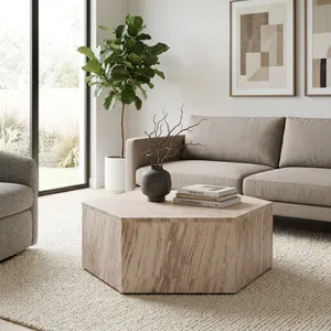 SPARROW TAN COFFEE TABLE 14 (IN) 2