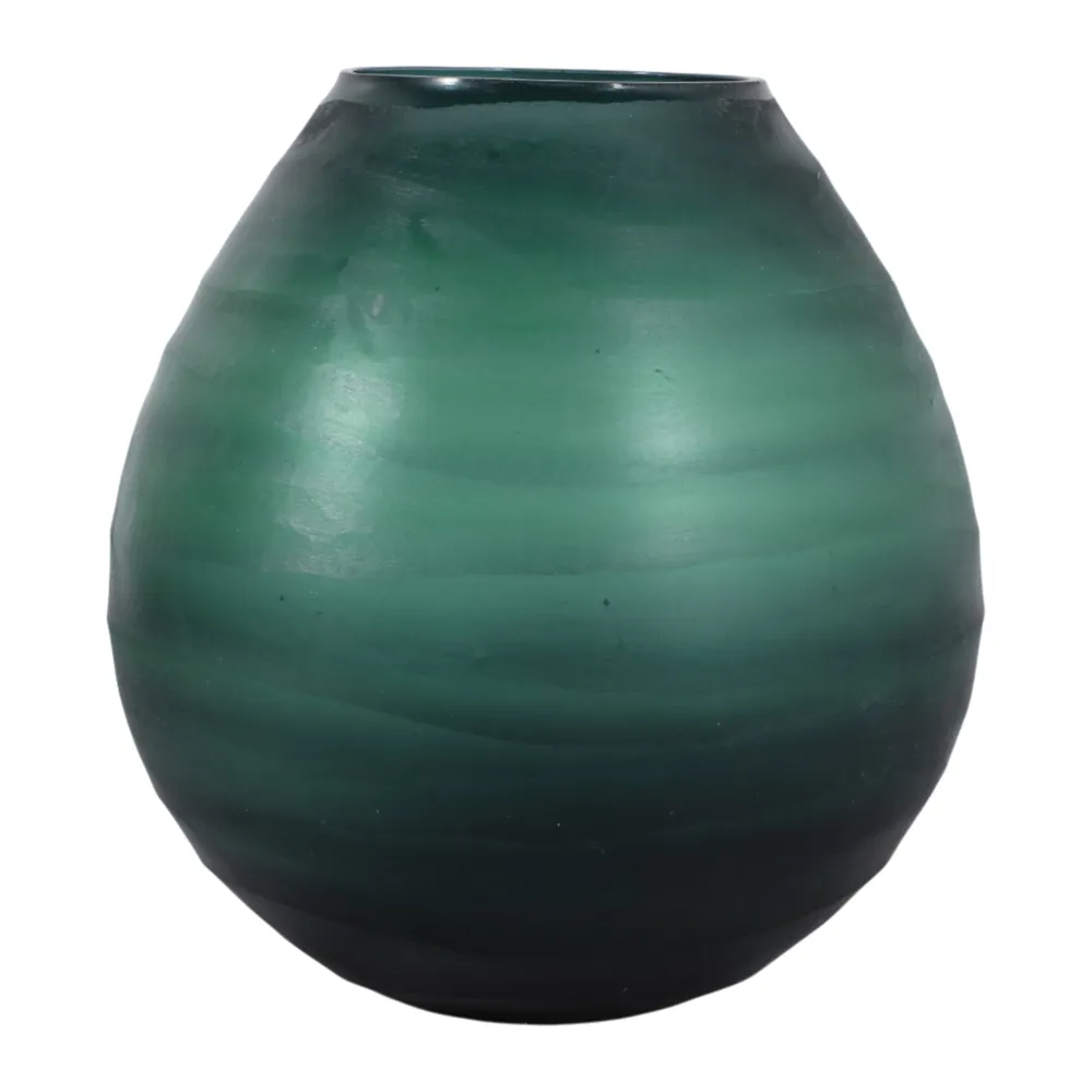 VERAROSE BLUE GLASS VASE 8 (IN)