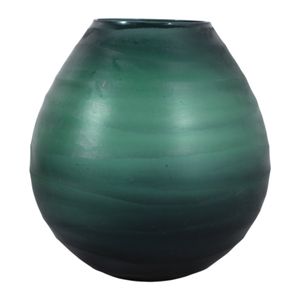 VERAROSE BLUE GLASS VASE 8 (IN) 4