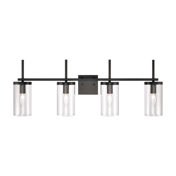 Oakland 32.5'' Wide 4-Light Vanity Light - Black