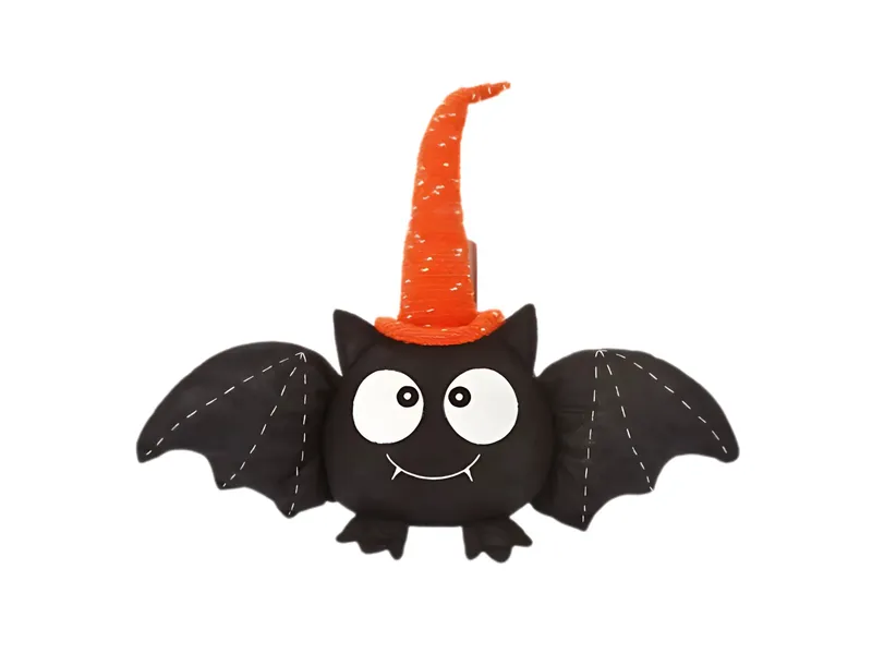 16" Halloween Plush Bat with Hat 1