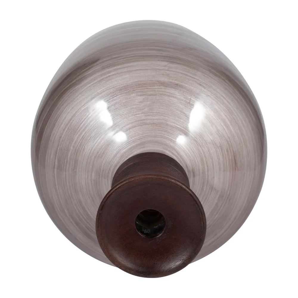 ELDONWICK BROWN GLASS VASE 16 (IN)