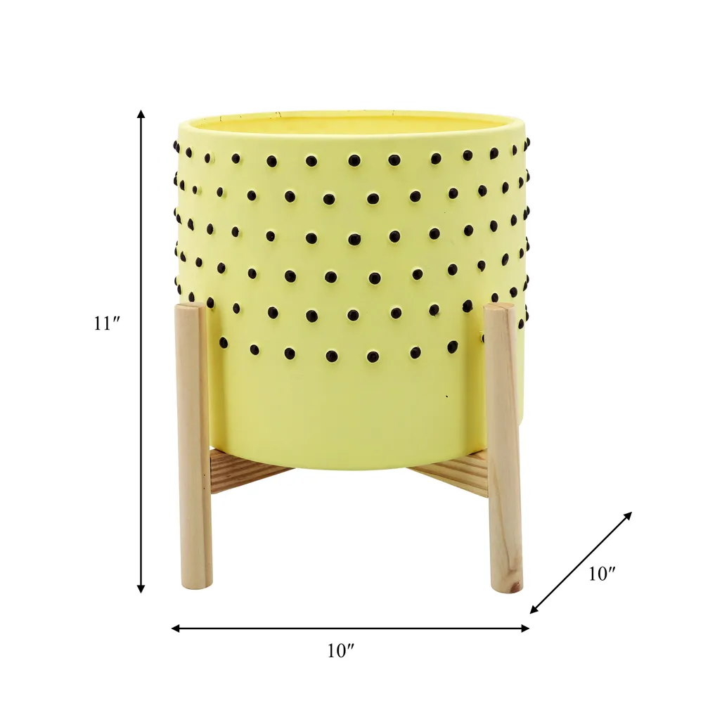 COLECREST YELLOW PLANTER 11 (IN)