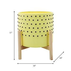 COLECREST YELLOW PLANTER 11 (IN) 10