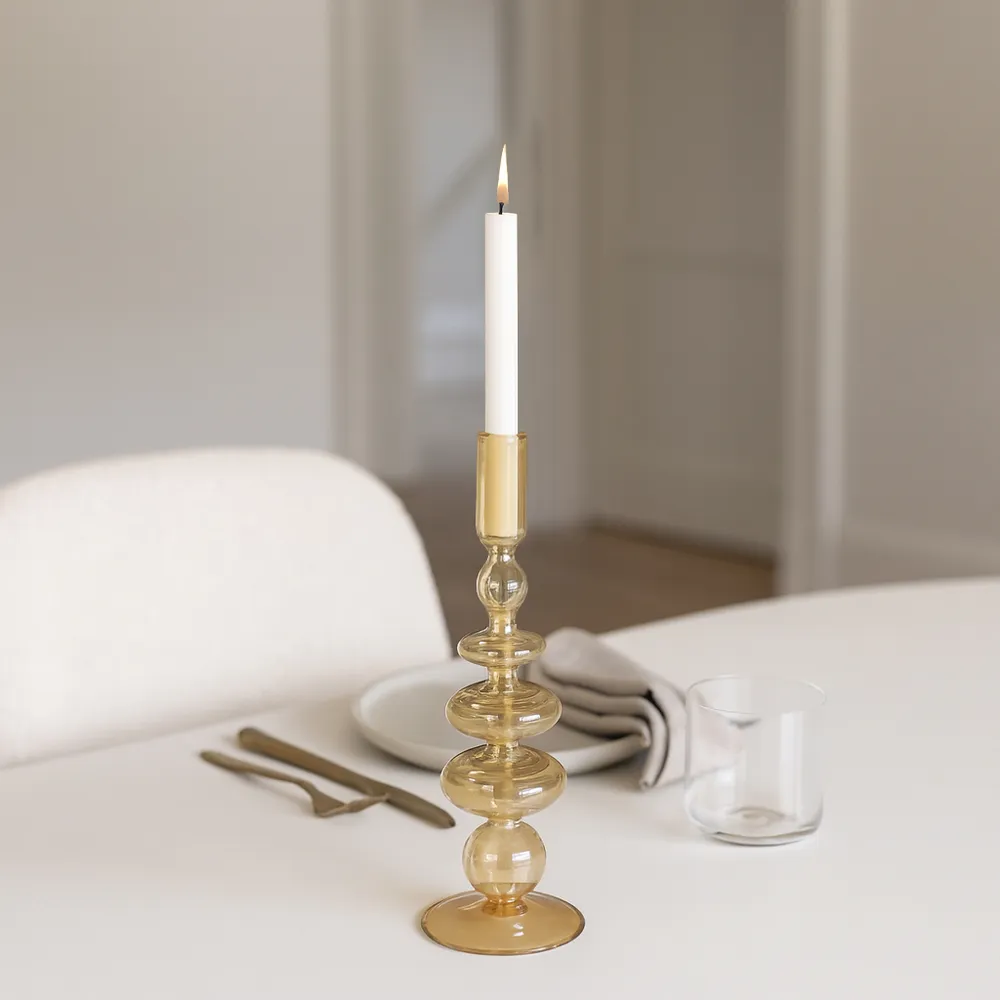 ELLENLAND GOLD CANDLE HOLDER 11 (IN)