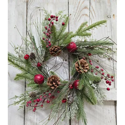 Christmas Jingle 4.5in Candle Ring