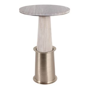 NADIARIDGE WHITE TABLE 22 (IN) 3