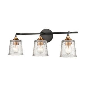 Hamy 23'' Wide 3-Light Vanity Light - Matte Black 2
