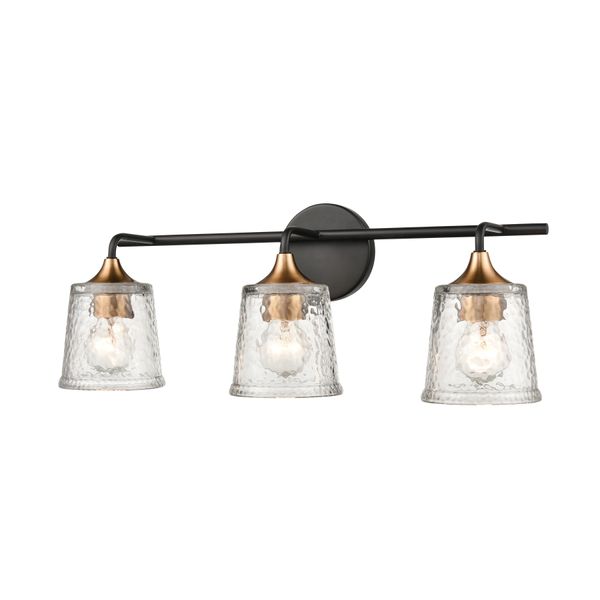 Hamy 23'' Wide 3-Light Vanity Light - Matte Black