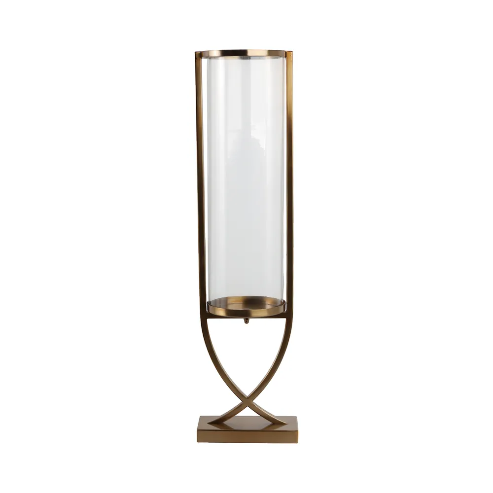 OLIVERHAVEN GOLD CANDLE HOLDER 31 (IN)