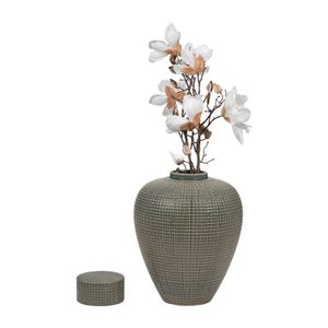 ELTONRIDGE GREEN VASE 15 (IN) 3