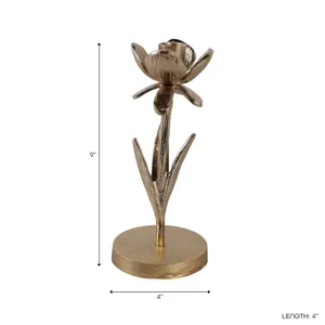 CALOAK GOLD CANDLE HOLDER 10 (IN) 10