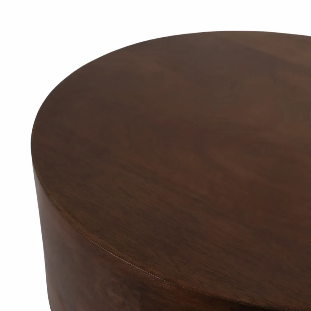 WINTON BROWN TABLE 20 (IN)