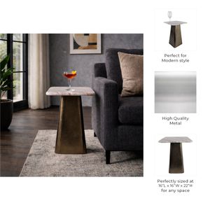 ASHCLIFF BRONZE TABLE 22 (IN) 8