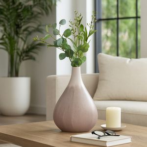 ALDERWELL WHITE VASE 12 (IN) 11