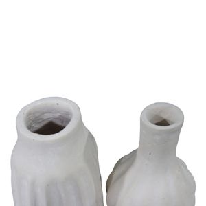 DOVERMORE SET OF 2 IVORY VASES 7 (IN) 4