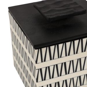 TANNERWIND SET OF 2 BLACK BOXES 9 (IN) 7