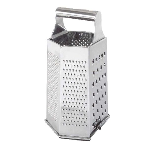 Grater, 6-Sided, 9.5"/24.1cm, SS