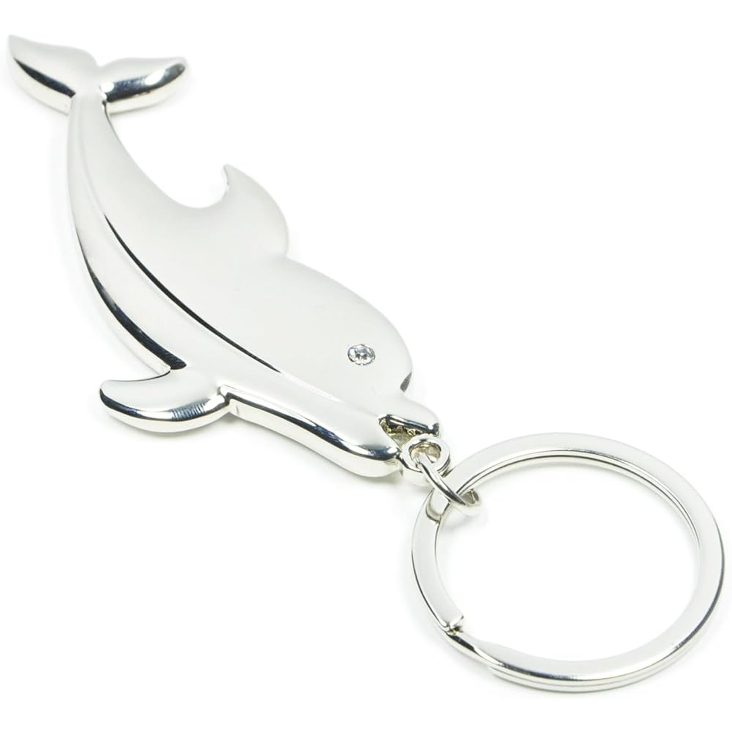 BIG BITE DOLPHIN TAIL BOTTLE OPENER KEYCHAIN