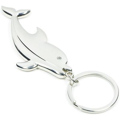 BIG BITE DOLPHIN TAIL BOTTLE OPENER KEYCHAIN
