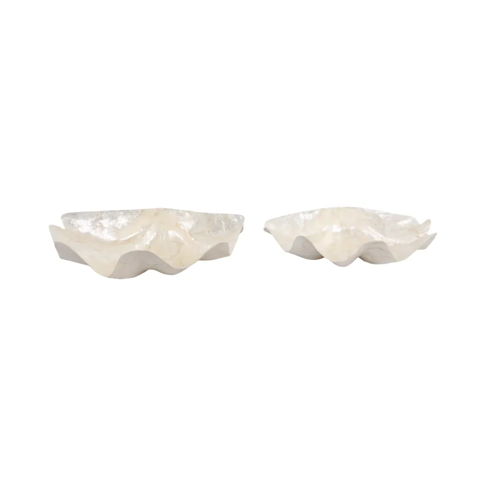 DALTONWELL SET OF 2 IVORY BOWLS 7 (IN)