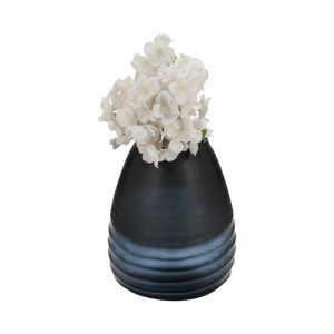 CARTERHAVEN BLUE GLASS VASE 11 (IN) 3