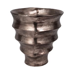 DASHSTONE SILVER VASE 13 (IN) 5