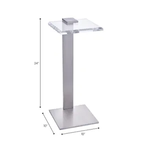 CARTERWAY CLEAR TABLE 24 (IN) 9