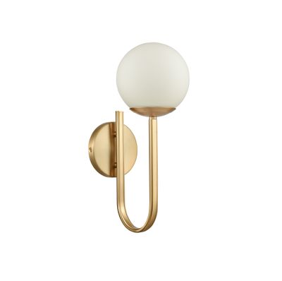 Caroline 6'' Wide 1-Light Vanity Light - Brushed Gold