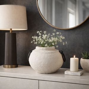 HAROLDWOOD IVORY VASE 10 (IN) 12