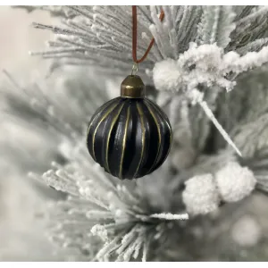 Dark Chocolate Candy Ornament 2.3x2.3in 1