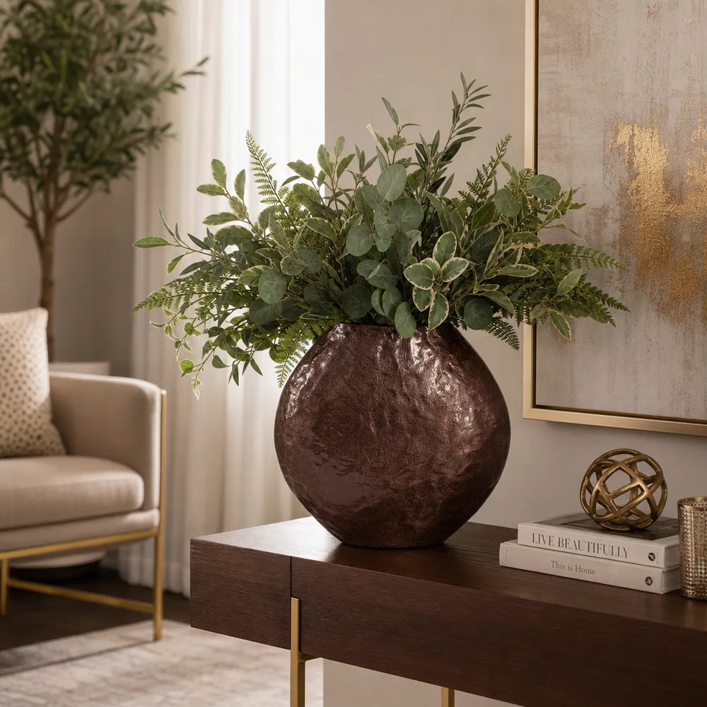 ARLENCLIFF BROWN VASE 14 (IN)