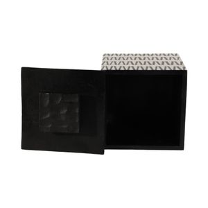 TANNERWIND SET OF 2 BLACK BOXES 9 (IN) 8