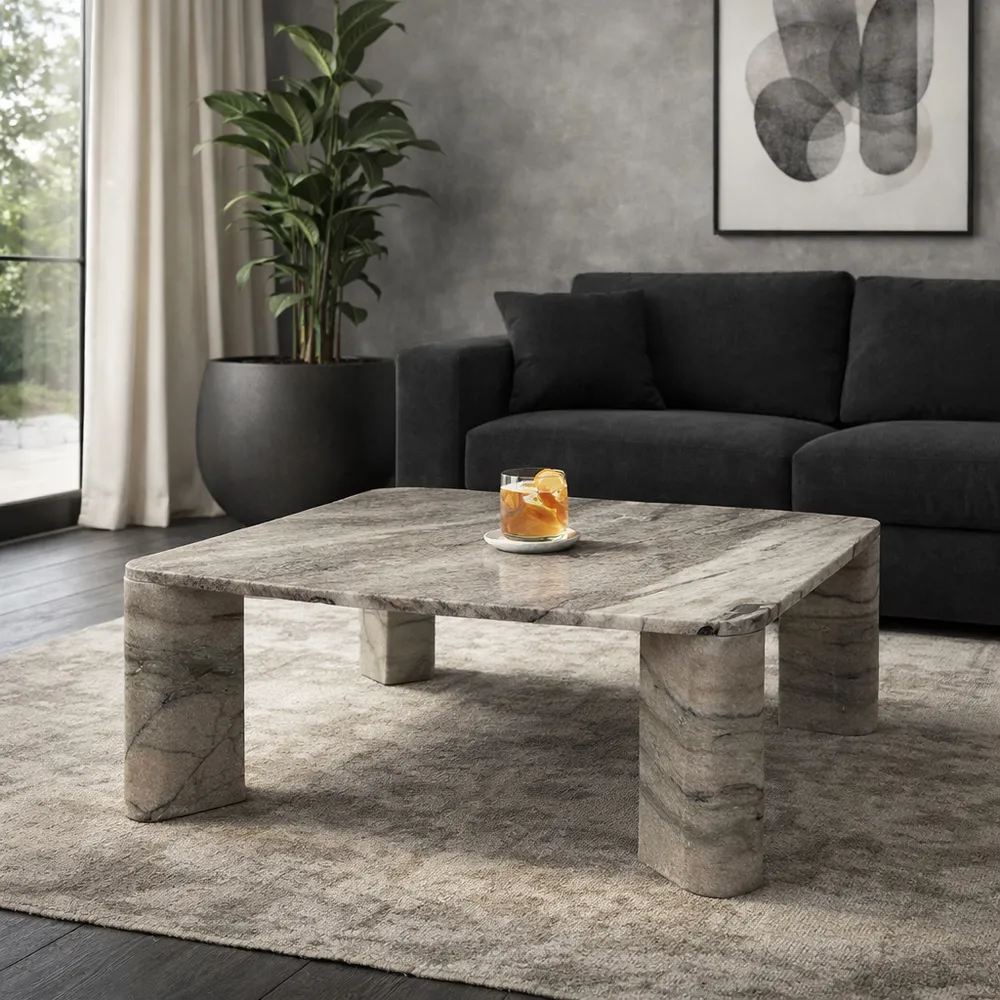 HEDLEYWORTH GRAY COFFEE TABLE 17 (IN)