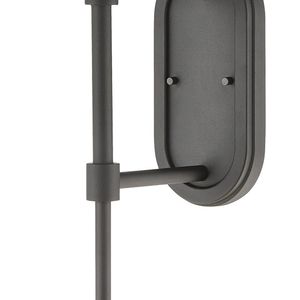 Girard 28'' High 1-Light Outdoor Sconce - Charcoal 5