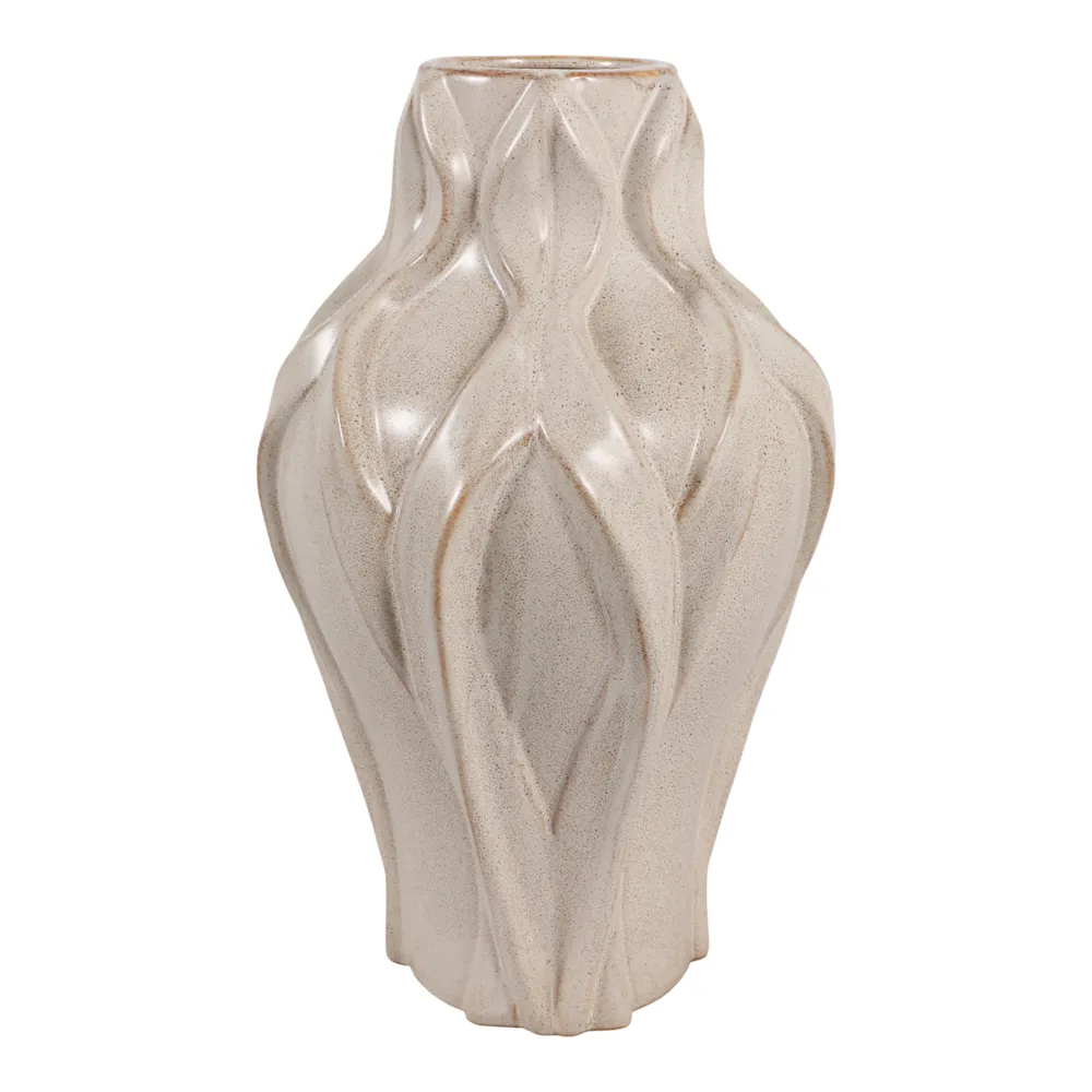 CARLTONOAK IVORY VASE 15 (IN)