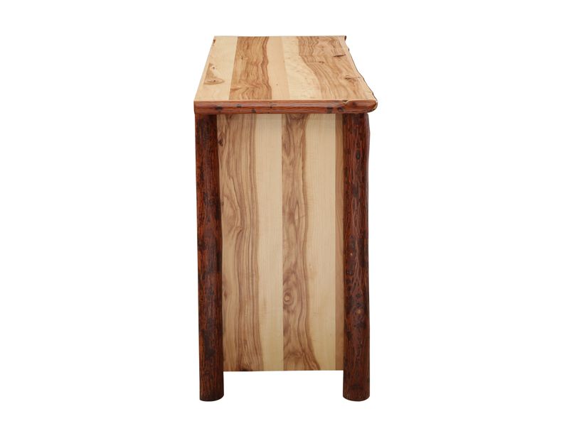 Hickory Log Seven Drawer Dresser - Slate - Premium Line 6