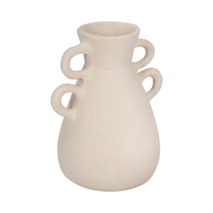 ARLOBEACH IVORY VASE 12 (IN) 4