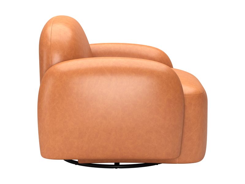 Cleo Swivel Chair Brown 3