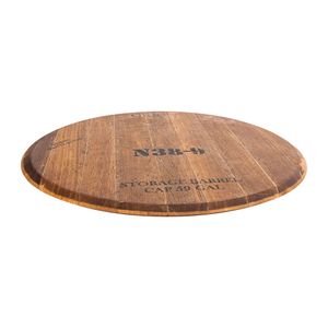 Wine Cask Lazy Susan - Natural 2
