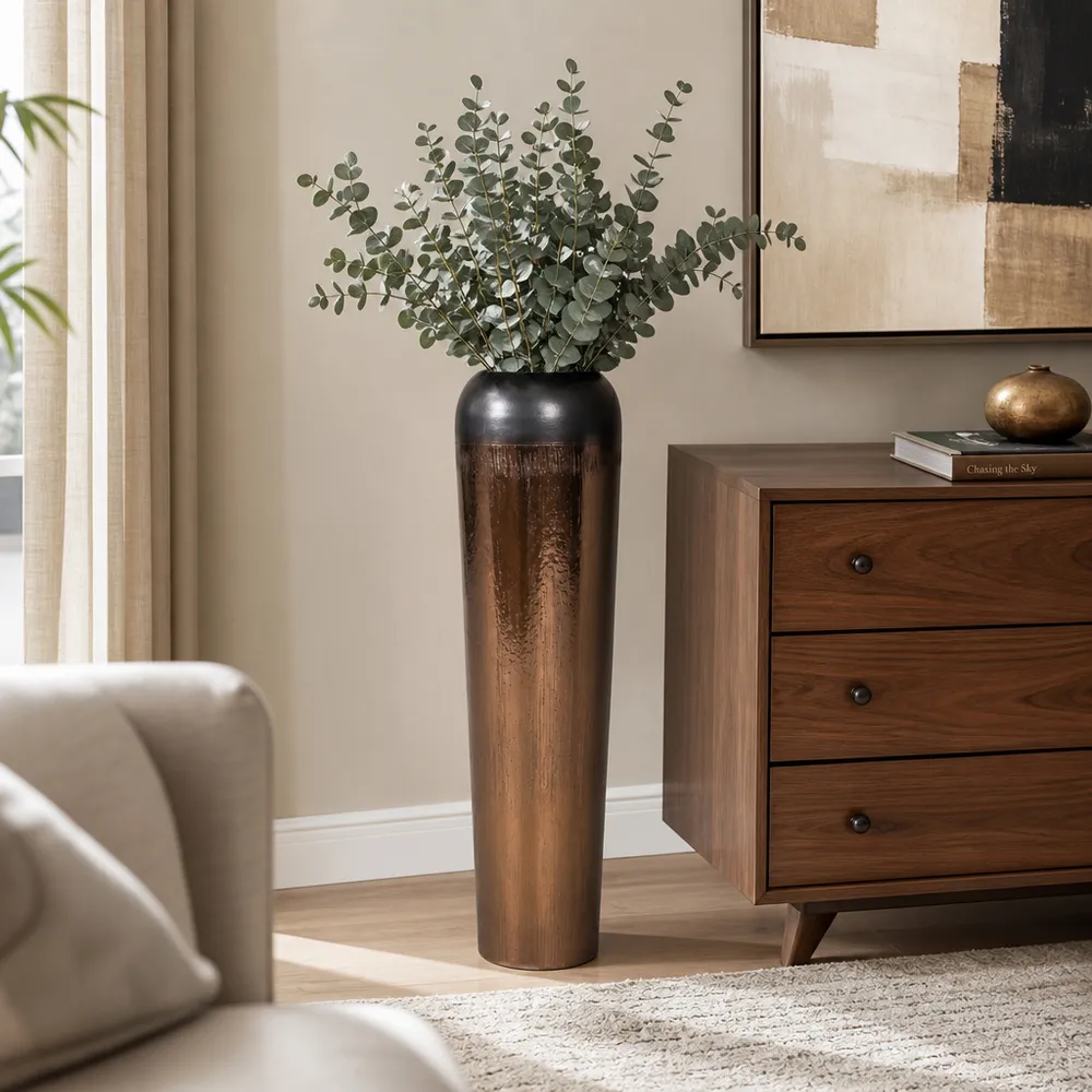 ELMWICK BRONZE VASE 34 (IN)