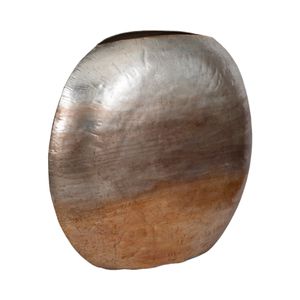 47" OVERSIZED ROUND METALLIC OMBRE VASE, MULTI 4