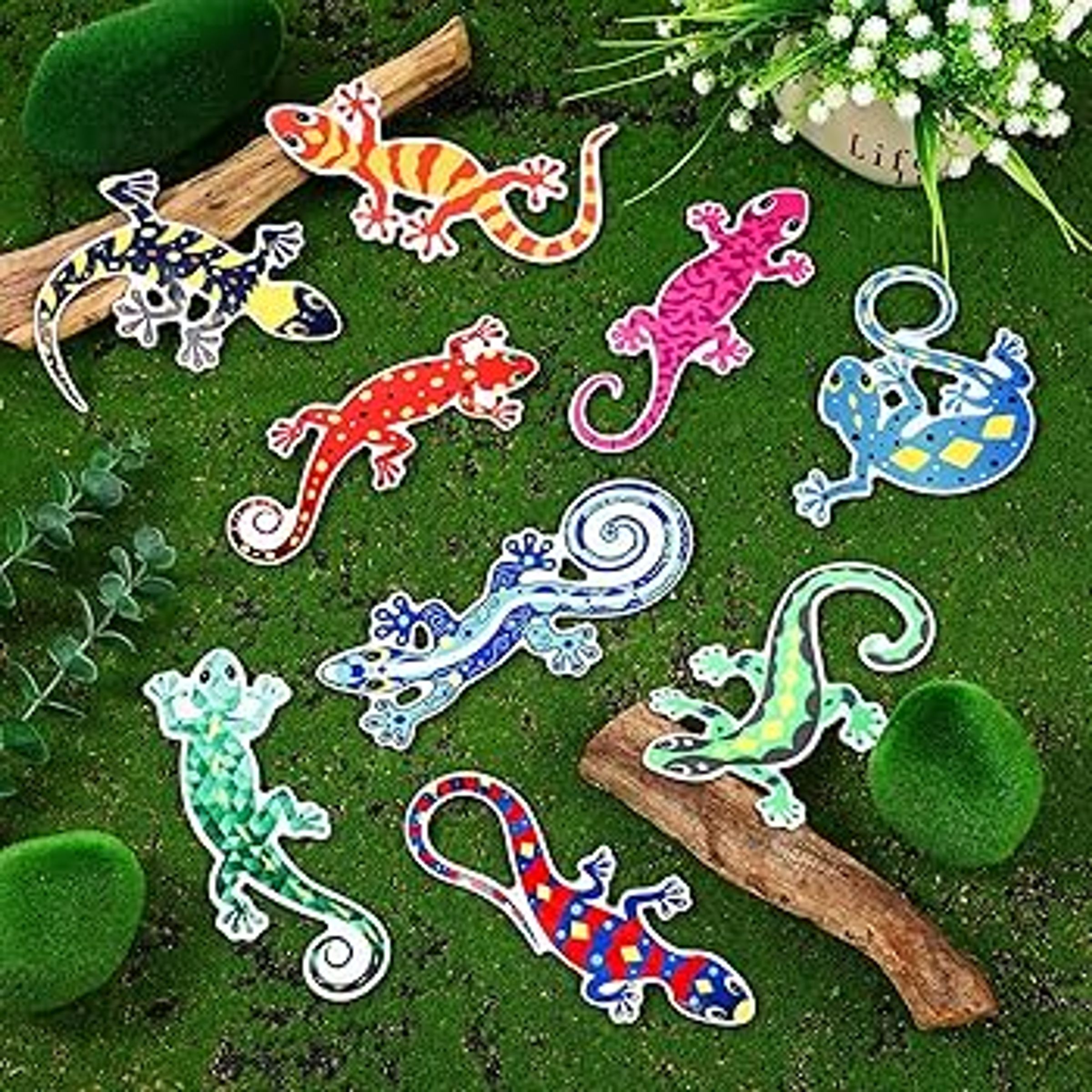 GLITTER MAGNET - GECKO