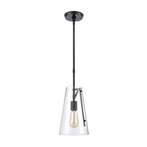 Trustle 7'' Wide 1-Light Mini Pendant - Matte Black 2
