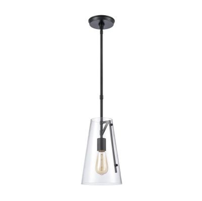 Trustle 7″ Wide 1-Light Mini Pendant - Matte Black