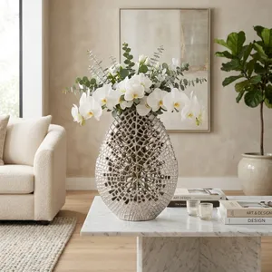GORTONDALE SILVER VASE 18 (IN) 13