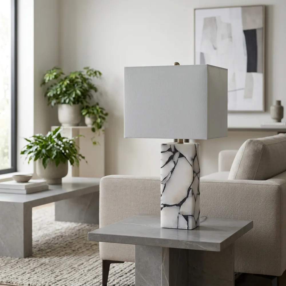 SAGECREST WHITE LAMP 24 (IN)