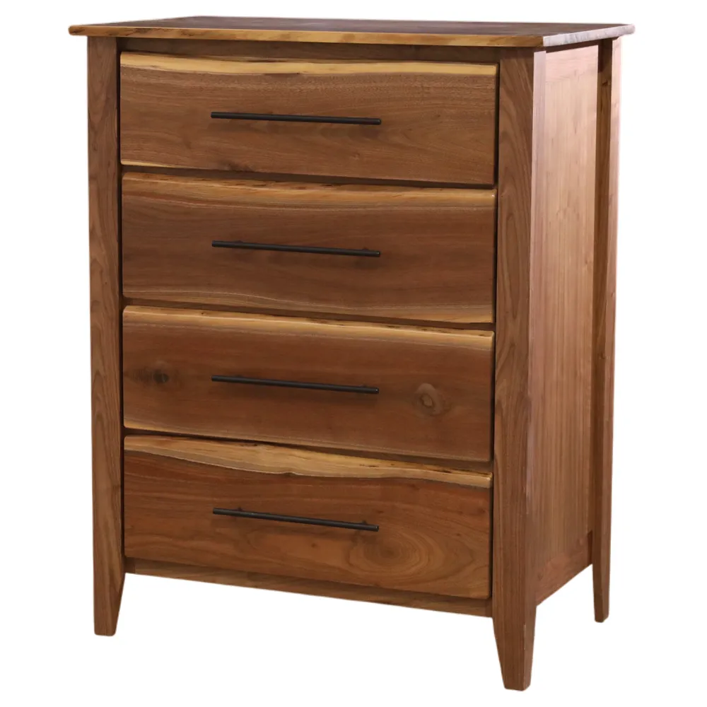 Heartland Walnut Four Drawer Chest - Value